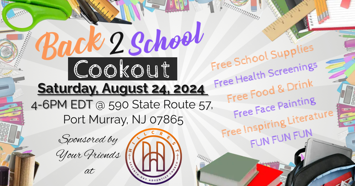 Back 2 School Cookout Flyer